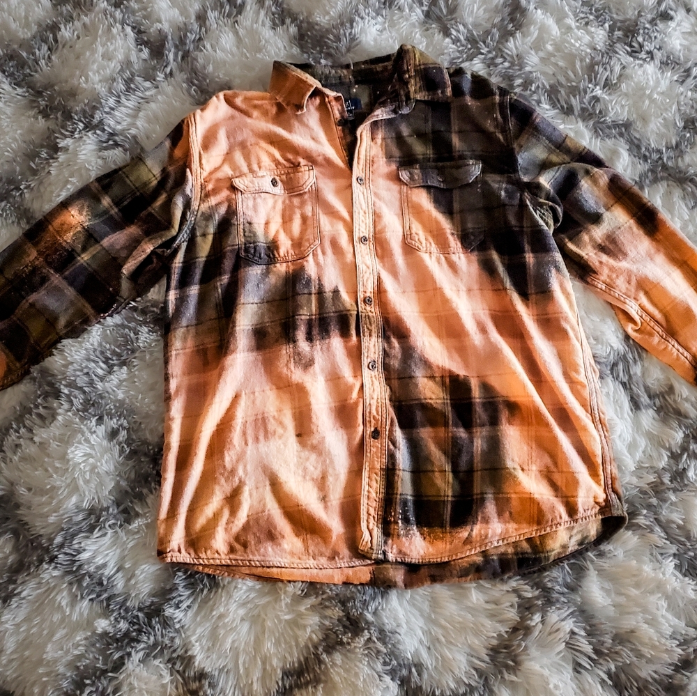 Bleached flannel